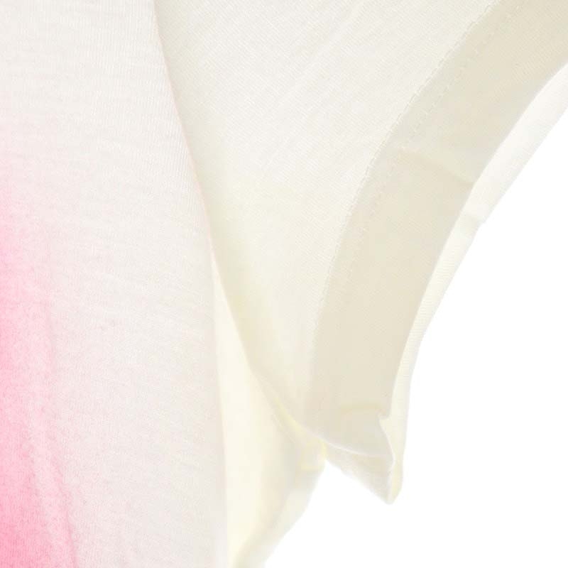 ブルーガール ブルマリン BLUGIRL BLUMARINE デザイン 半袖カットソー Tシャツ ロゴ I38 白 ホワイト /HS ■OS レディース_画像6
