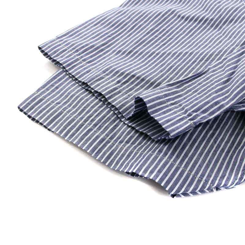 ミスターハリウッド N.HOOLYWOOD シャツ カジュアルシャツ 半袖 ストライプ 36 S 紺 ネイビー 白 ホワイト /NW15 メンズ_画像5