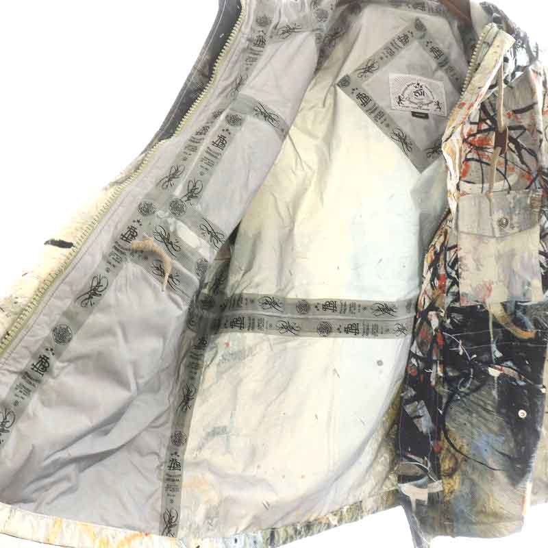 バル bal Jose Parla eVent MOUNTAIN PARKA マウンテンパーカー ブルゾン ジャケット ジップアップ 総柄 M マルチカラー /NW4 メンズ_画像3