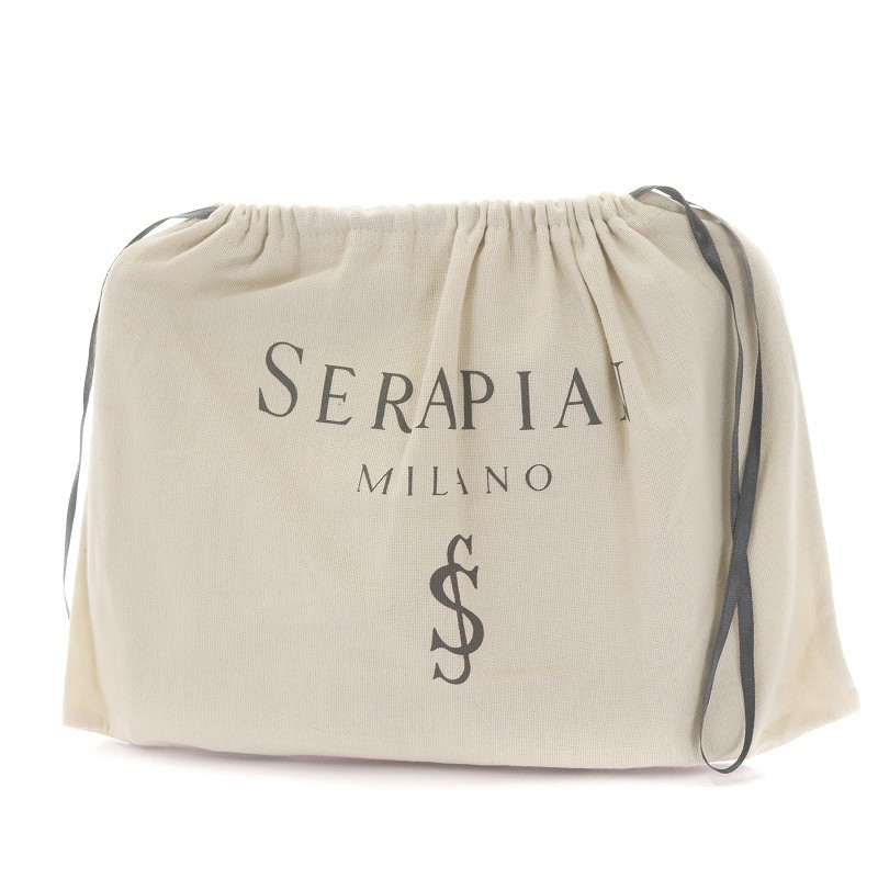  Sera Piaa nSerapian clutch bag document case leather white white /WM lady's 