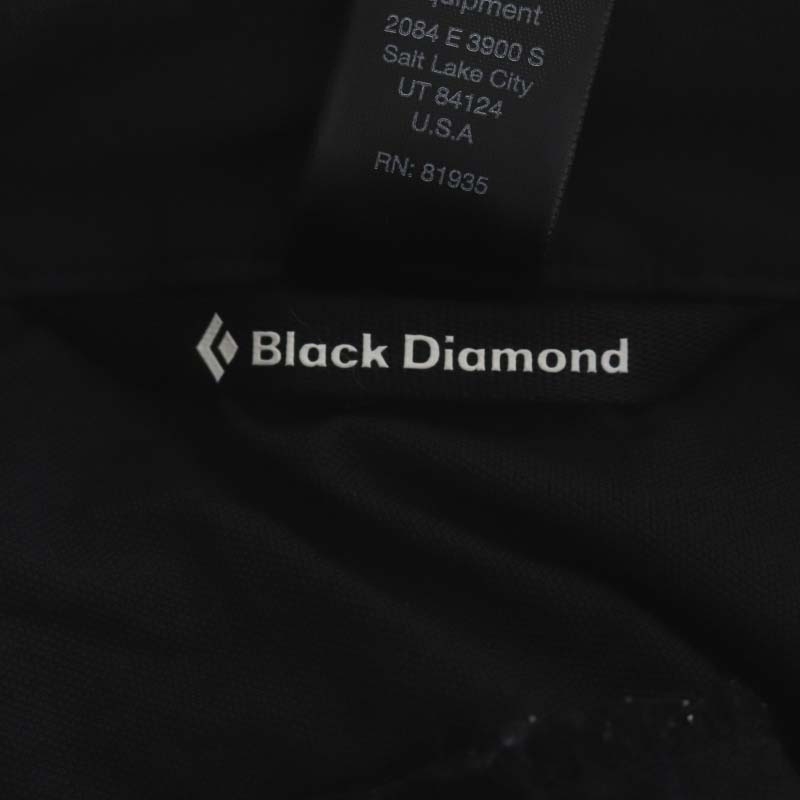 ブラックダイヤモンド Black Diamond ナイロン ストレッチ パンツ ストレート S/P 黒 ブラック /MI ■OS ■AD メンズ_画像3