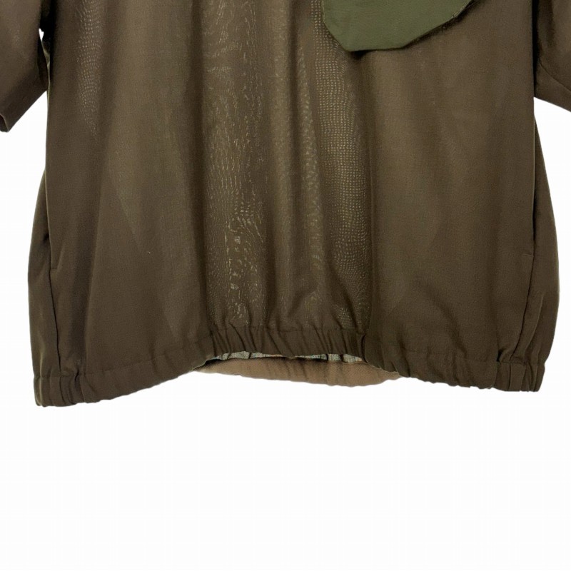 サカイ sacai 22SS Suiting Mix Pullover シャツ 半袖 ポケット サカイ sacai 22SS Suiting Mix Pullover シャツ 半袖 ポケット