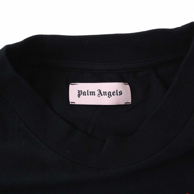 パームエンジェルス PALM ANGELS Printed T-shirt Tシャツ カットソー 半袖 プリント S 黒 ブラック PMAA001S18084017 /KH メンズ_画像3