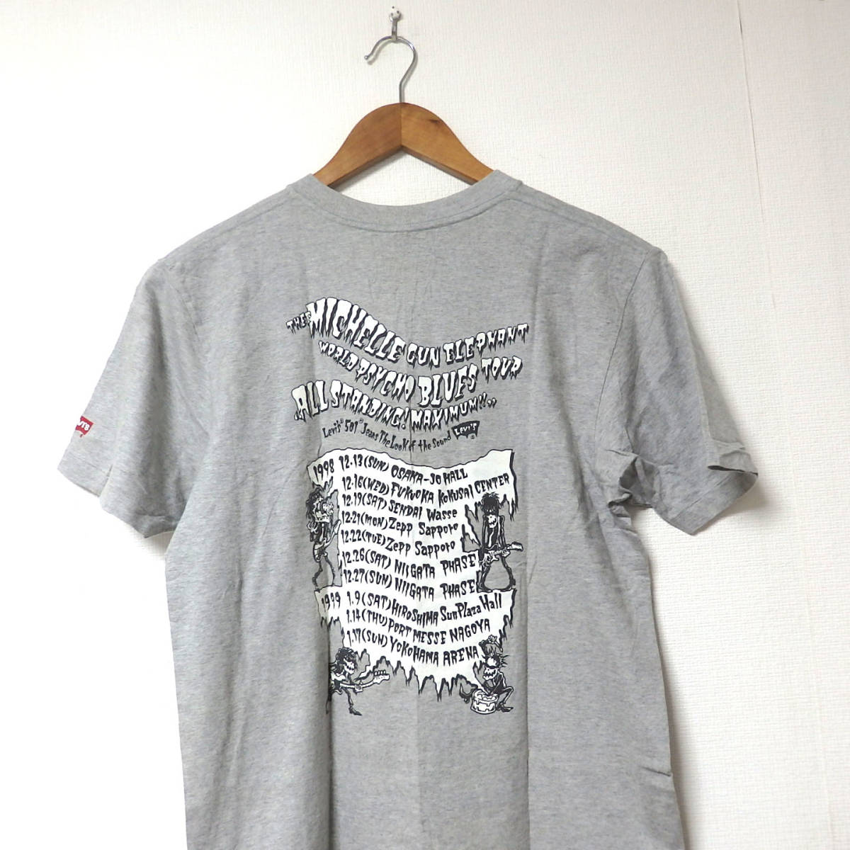 ザ・ミッシェルガンエレファントTシャツ/Mサイズ リーバイス ザ・ミッシェルガンエレファントTシャツ/Mサイズ リーバイス