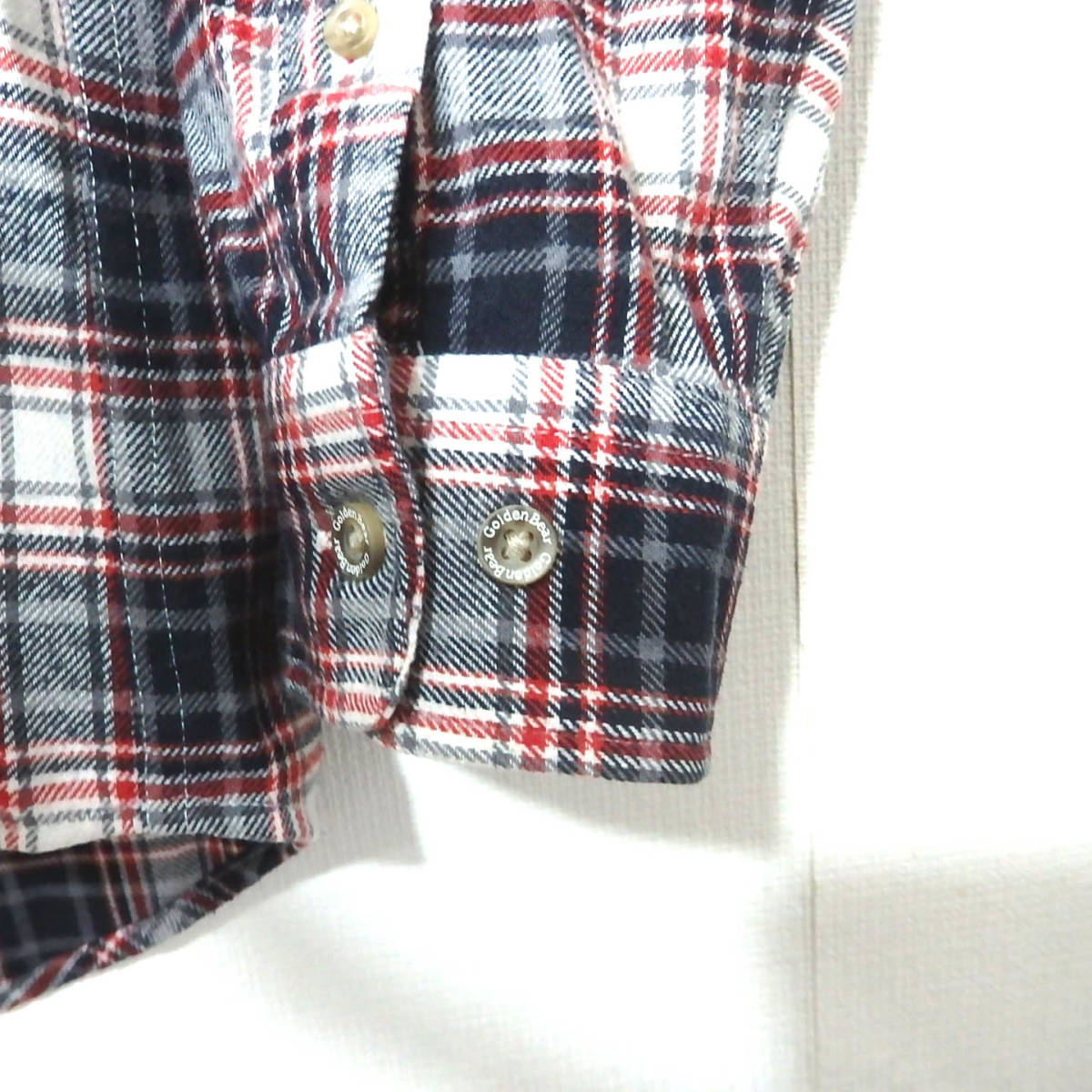 ゴールデンベアネルシャツ/Lサイズ 長袖 チェック柄 Golden Bear ゴールデンベアネルシャツ/Lサイズ 長袖 チェック柄 Golden Bear