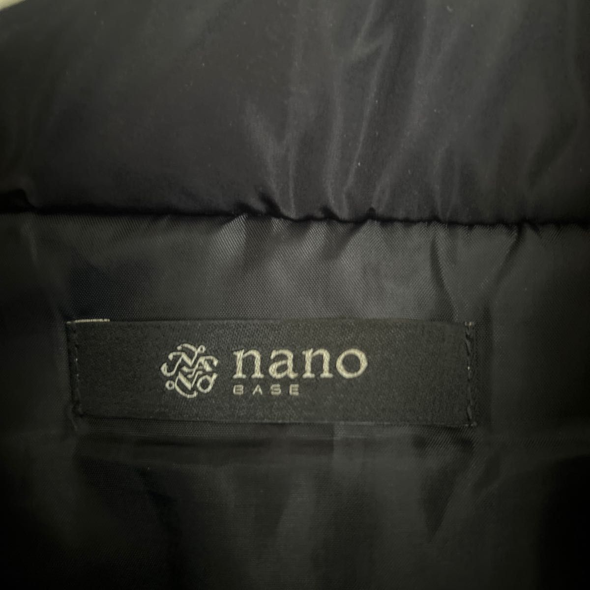 ナノユニバース　モンスタージャケット　ビッグシルエット　ナイロン　中綿ジャケット　オーバーサイズ　防寒　紺 極厚　Sサイズ実質XL