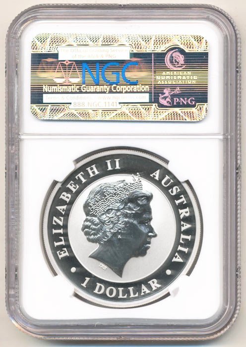 【寺島コイン】　オーストラリア　1ドル銀貨（コアラ）　2012-P　MS69　EARLY RELEASES　[ NGC ]_画像2