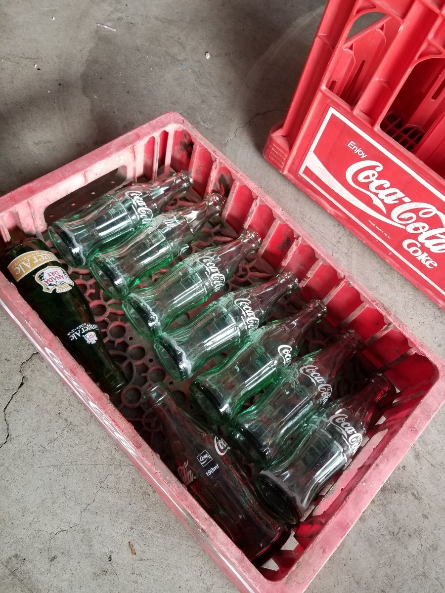コカ・コーラ　ケース　瓶 　Coca Cola 収納箱 ボトルケース 昭和レトロ雑貨　Coca-Cola_画像2