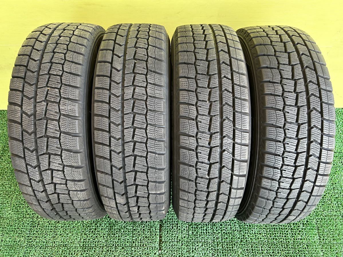 175/65R15 2019年スダットレス DUNLOP WINTER MAXX タイヤホイールセット　ホンダ 純正 CK 4穴15×5.5J ET+45 PCD100 ハブ径56mm_画像2