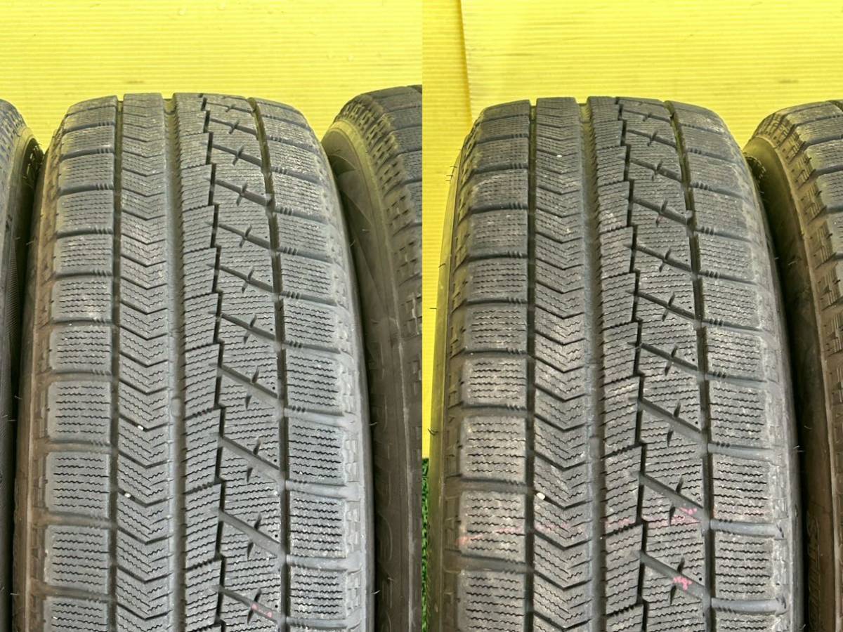 195/65R15 2019年スダットレス ブリヂストンブリザックVRX タイヤアルミセット トヨタ純正 5穴 PCD114.3 ET+50 15×6J ハブ60mm_画像5