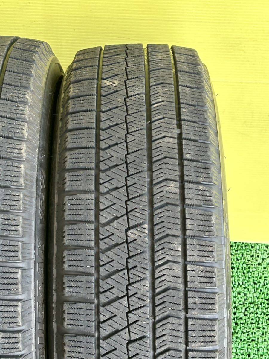 175/65R14 2019年スダットレス ブリヂストンブリザックVRX2 ４本セット ホンダ フィット GD系純正SAA 4穴 PCD100 ET+45 14×5.5J ハブ56mm_画像6