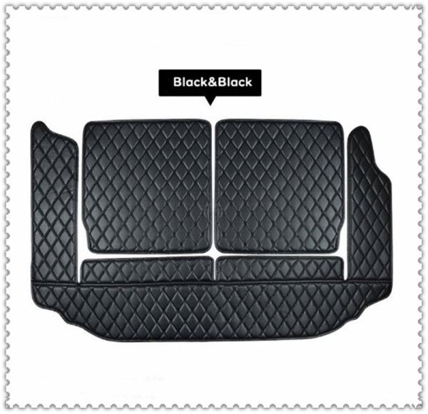 ラゲッジマット スズキ ジムニーJB64 JB74 2019-2023に適用 3枚 専用のトランクマット 3Dフルカバーカーゴマット レザー 黒&黒　Xoh043_画像2