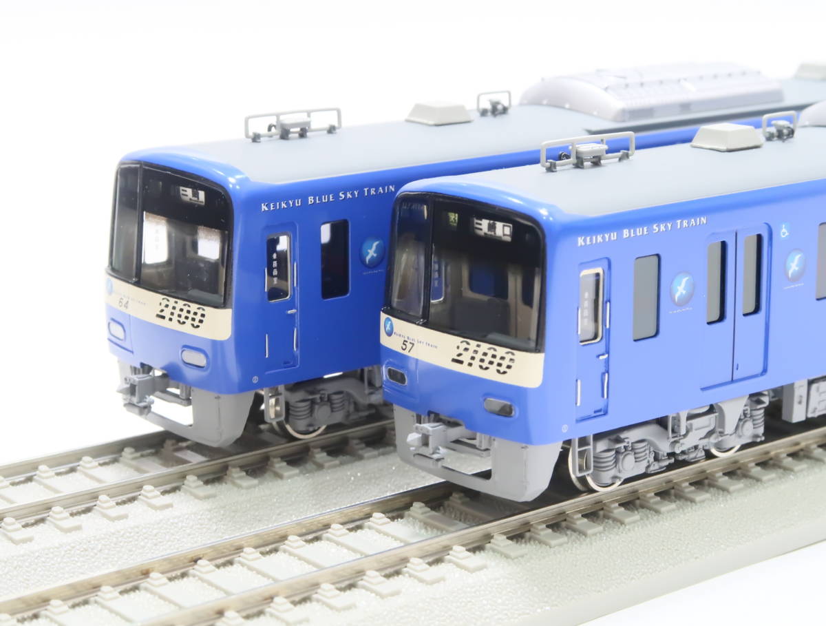 HO U-TRAINS 京浜急行 2100形 ブルースカイトレイン 8両フル編成セット 最高級 超精密真鍮製 メーカー完成品 ユートレインズ 京急 超希少品_画像1