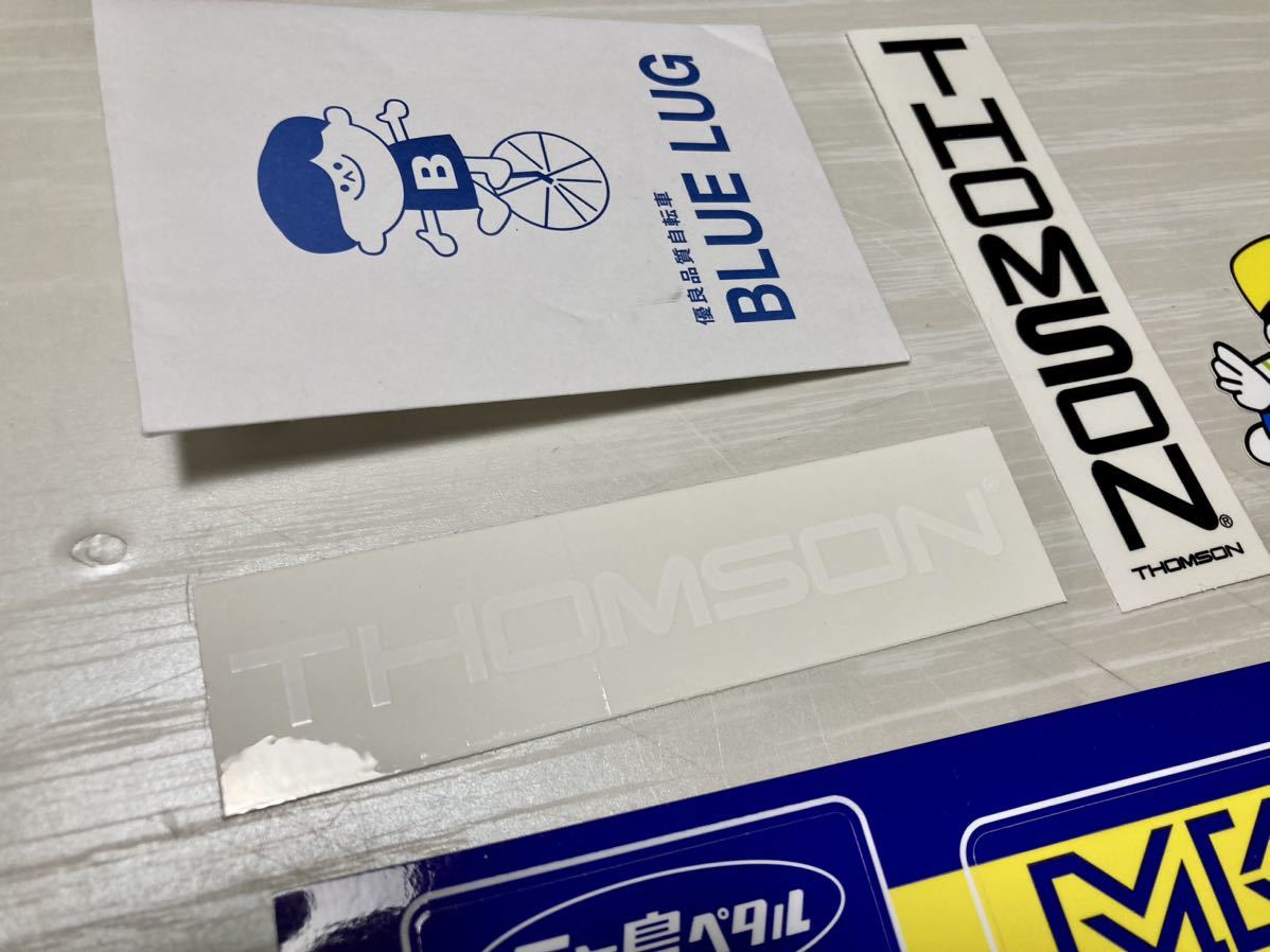 ステッカーセット (ブルーラグblue lug トムソンthomson 三ヶ島 ステッカーセット (ブルーラグblue lug トムソンthomson 三ヶ島