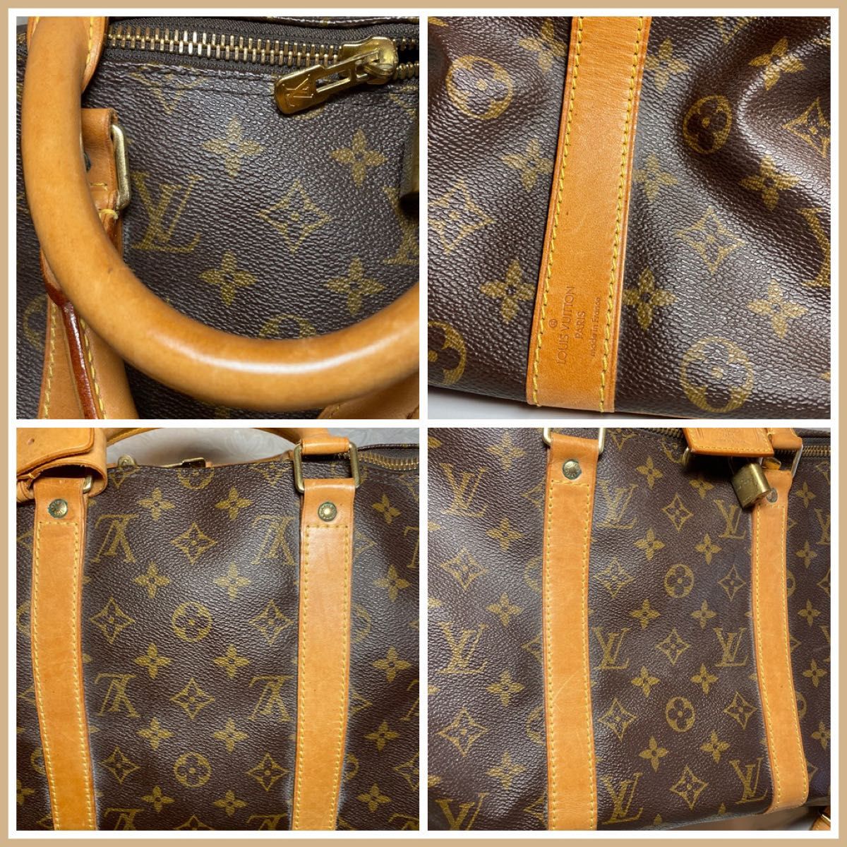 再値下げ●LOUIS VUITTON●ルイ・ヴィトン●激レア！ポーチ付●ショルダー付 ボストンバッグ　キーポル50