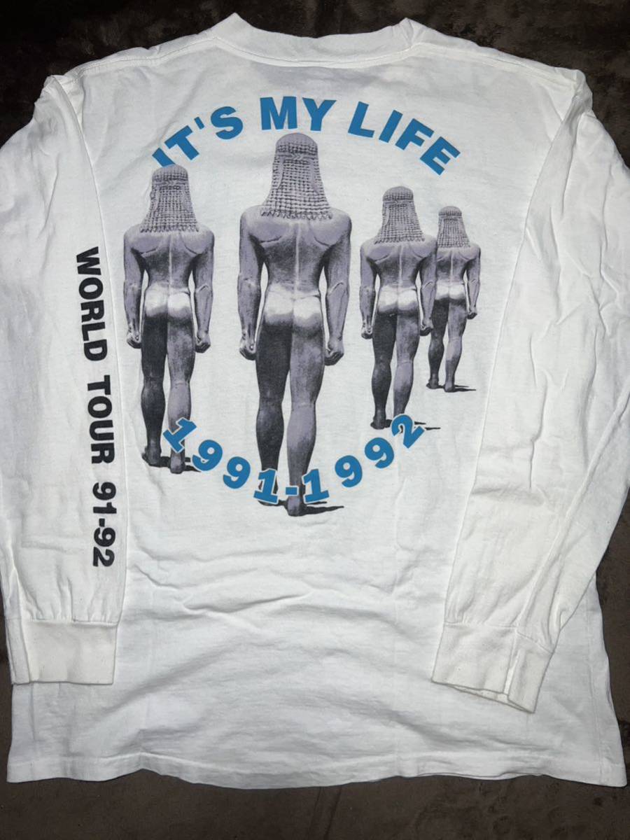 レア 90s ヴィンテージ ティン・マシーン Tin Machine デヴィッド・ボウイ David Bowie IT'S MY LIFE Tour ロンT Tシャツ ロック ユーロ