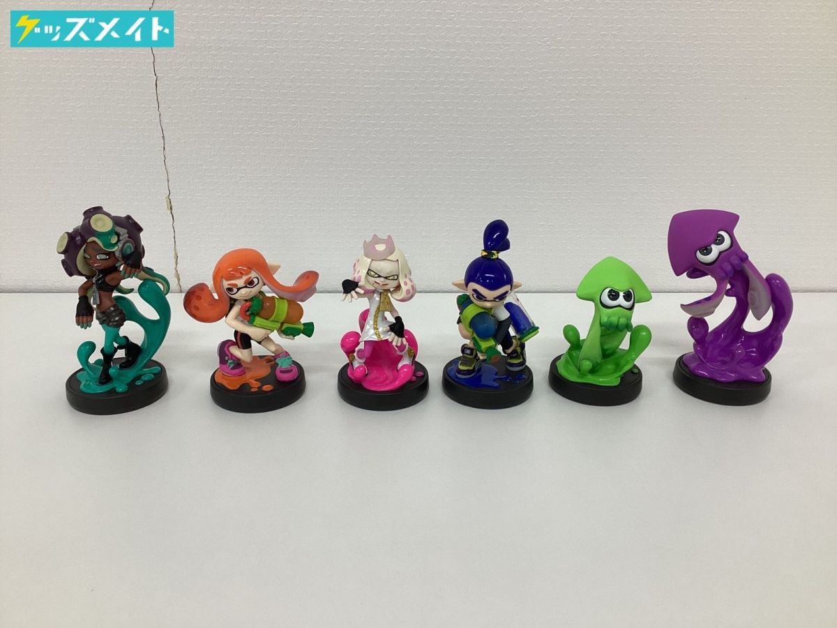現状】箱なし 任天堂 スプラトゥーン amiibo テンタクルズセット, イカ