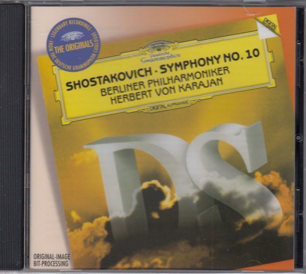 [CD/Dg]ショスタコーヴィチ:交響曲第１０番ホ短調Op.93/H.v.カラヤン&ベルリン・フィルハーモニー管弦楽団 1981.2_画像1