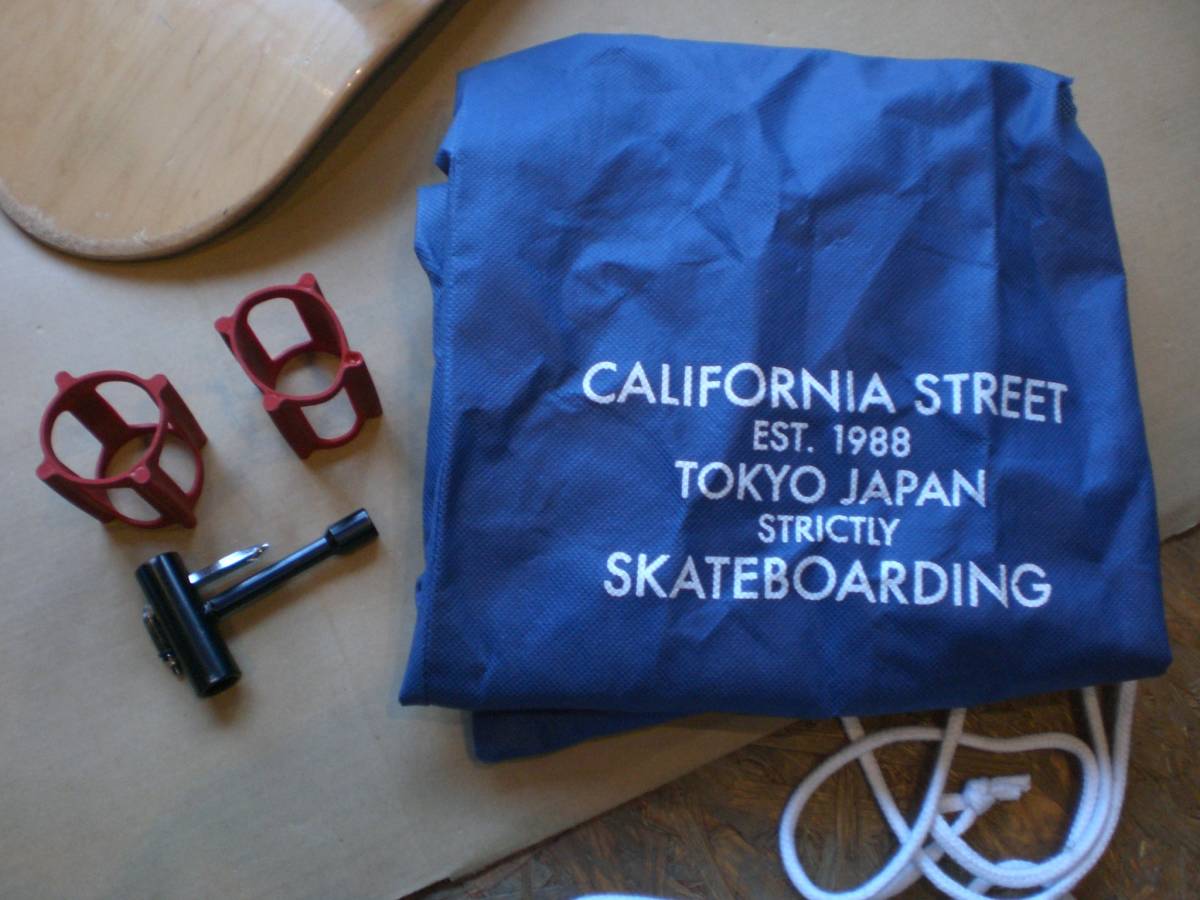 良品★カリフォルニアストリート スケートボード コンプリートデッキ セット ★CALIFORNIA STREET TOKYO JAPAN SKATEBOARDING_画像10