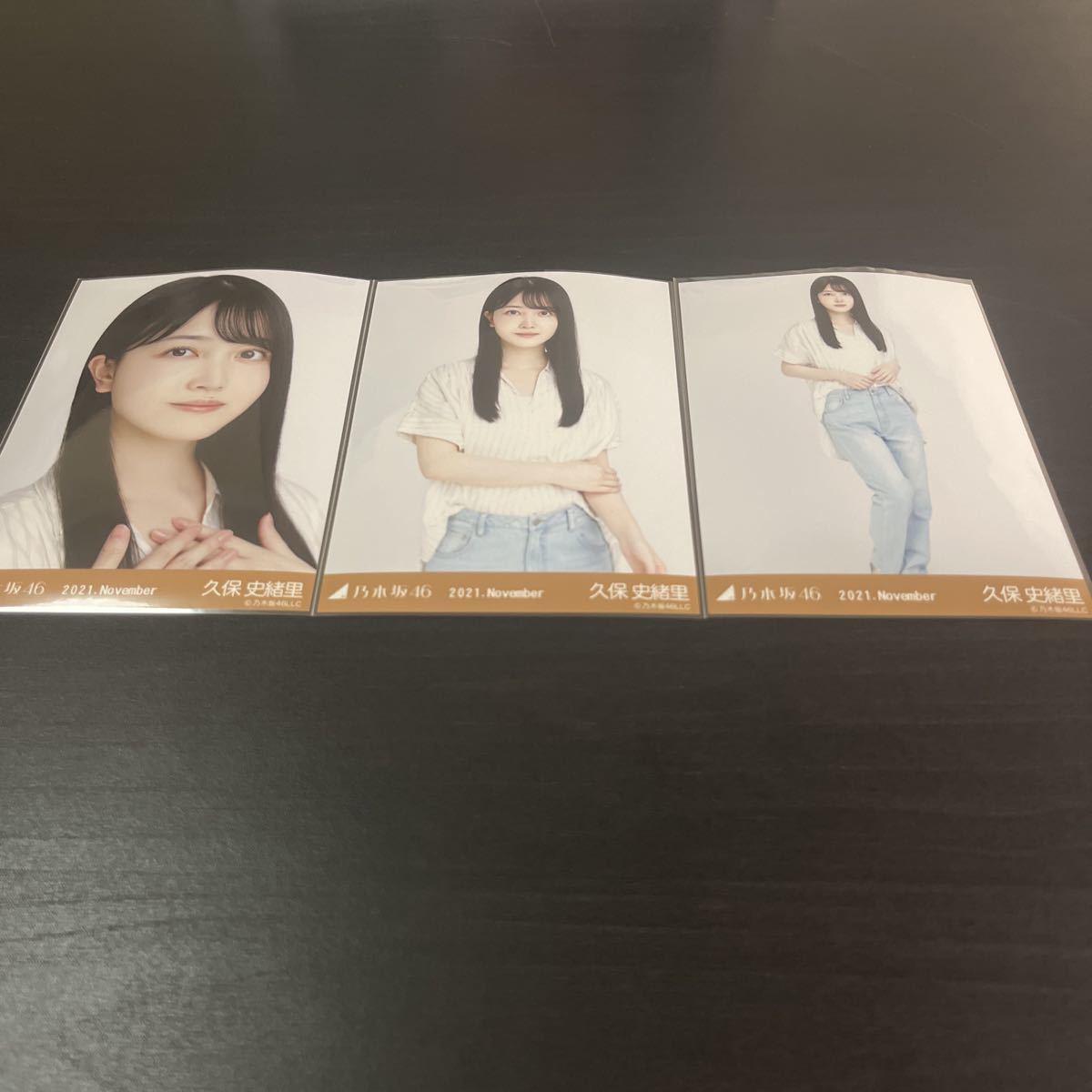 久保史緒里　乃木坂46 公式生写真　webshop限定　3種コンプ　スキッパーシャツ_画像1