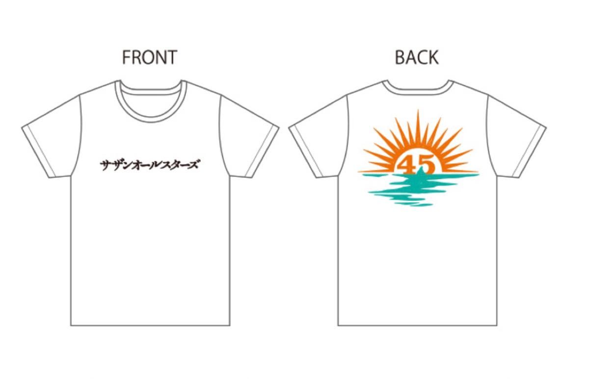 サザンオールスターズ 45周年茅ヶ崎ライブ 45周年ロゴTシャツ+ サザンオールスターズ 45周年茅ヶ崎ライブ 45周年ロゴTシャツ+