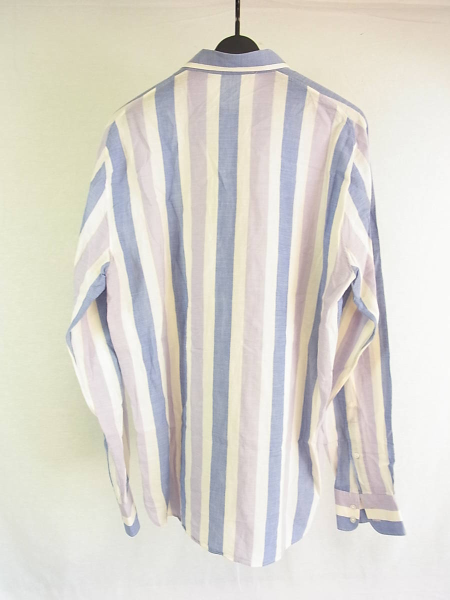 ## Louis Vuitton * stripe pattern long sleeve shirt M##