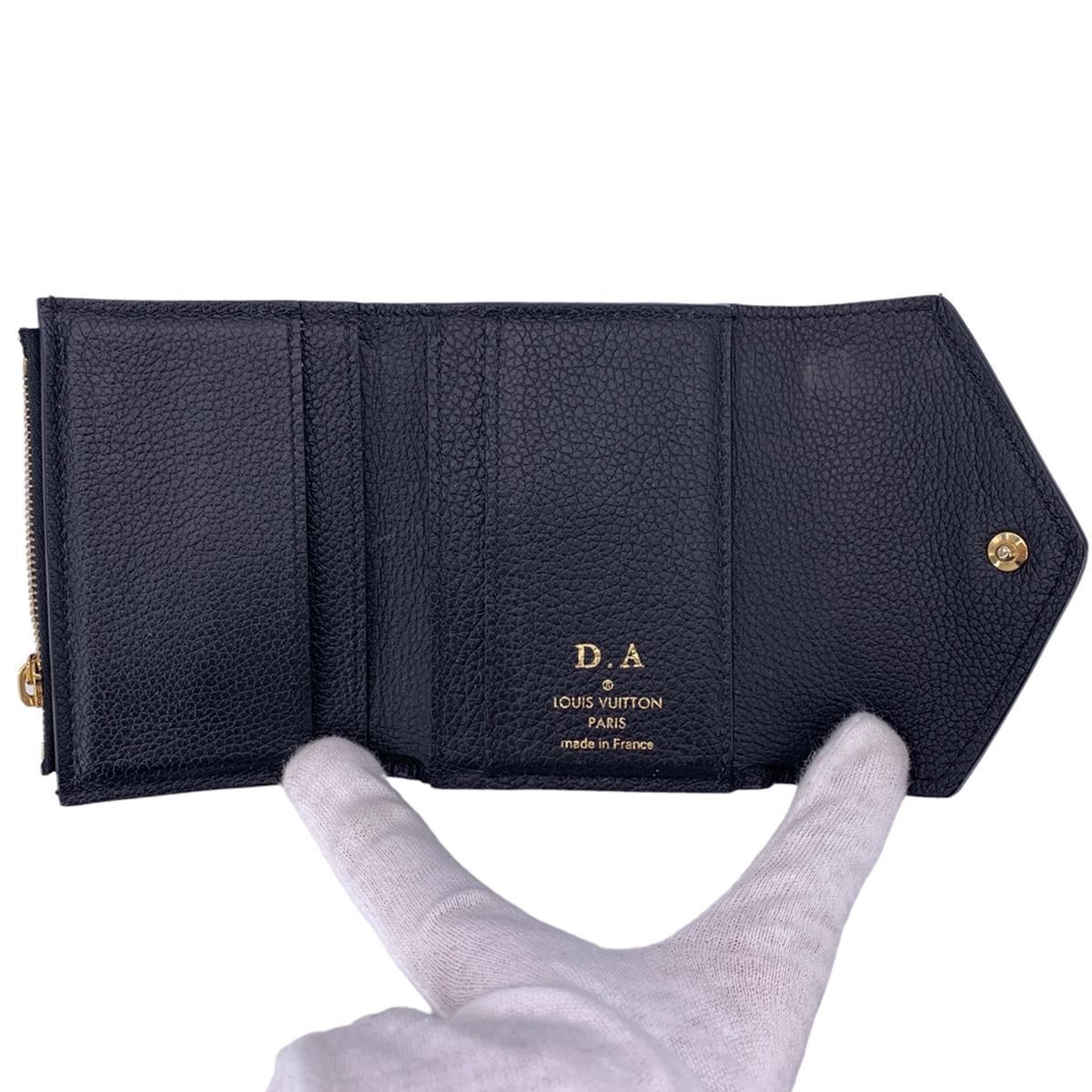 【中古】 LOUIS VUITTON ルイヴィトン M64060 ポルトフォイユヴィクトリーヌ モノグラムアンプラント ブラック 23022128MK_画像6