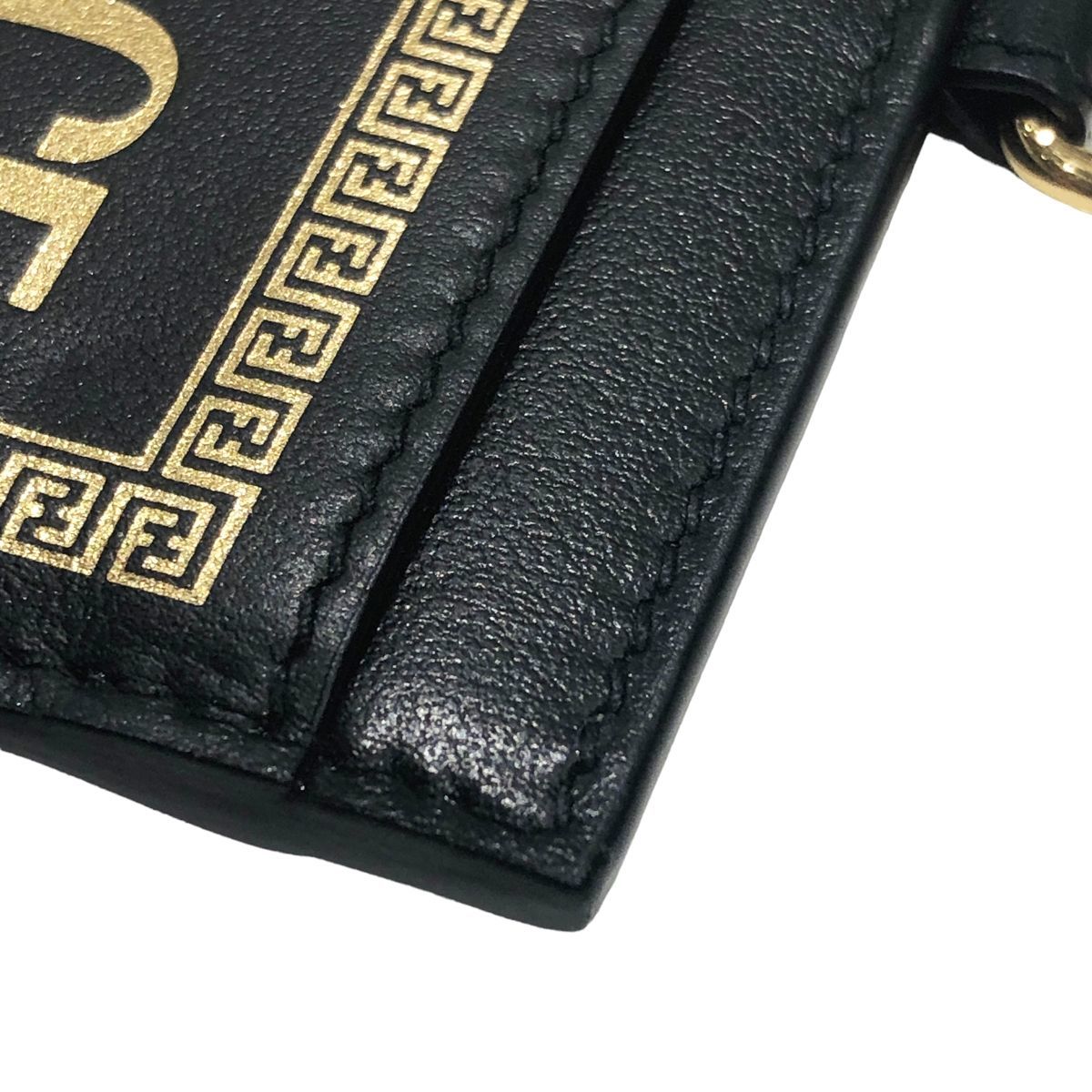[ used ] VERSACE Versace ticket holder * pass case fender che card-case 23037492 NT