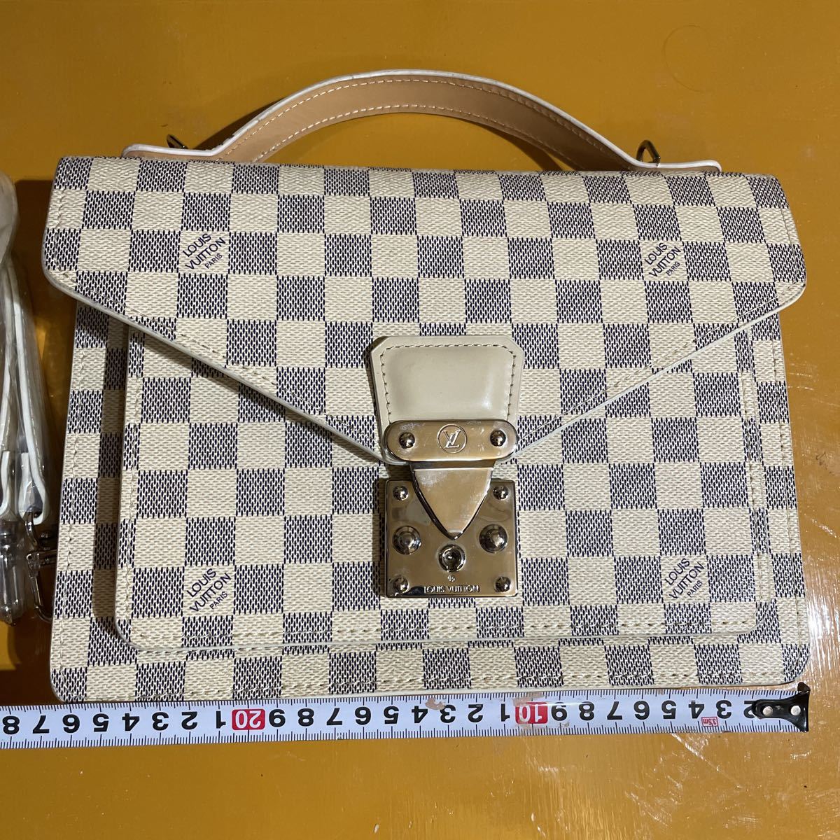 【良い品】LOUIS VUITTON ハンドバッグ メンズ　レディー　1000円からスタート_画像6