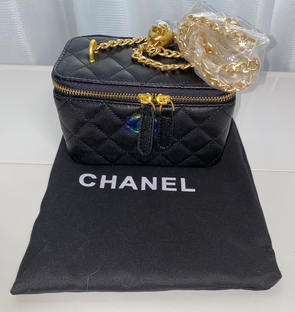 CHANEL シャネル　海外ノベルティ　ショルダーバッグ　 黒　ブラック_画像1