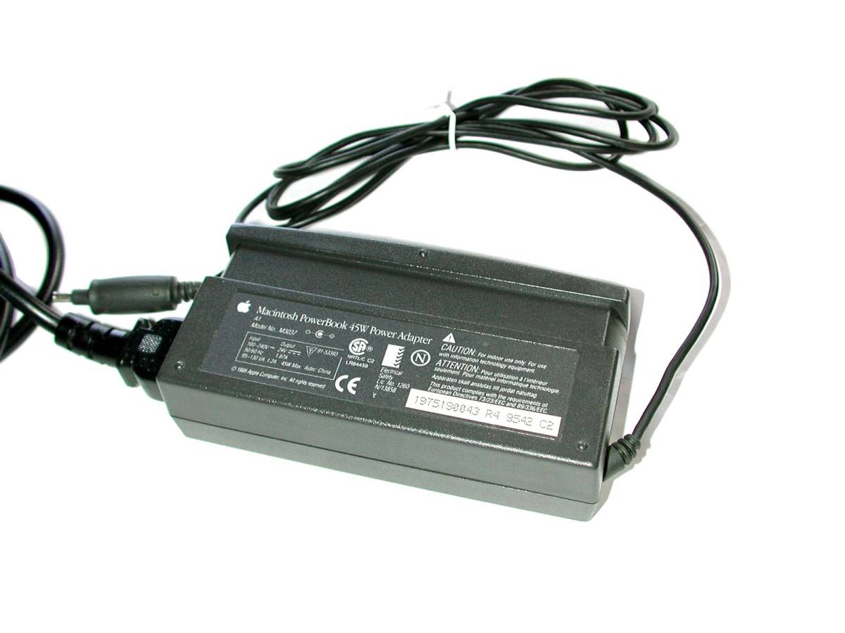 Macintosh PowerBook AC Adapter Apple original AC adaptor 45W 5300CS 1400 190CS power supply adaptor 