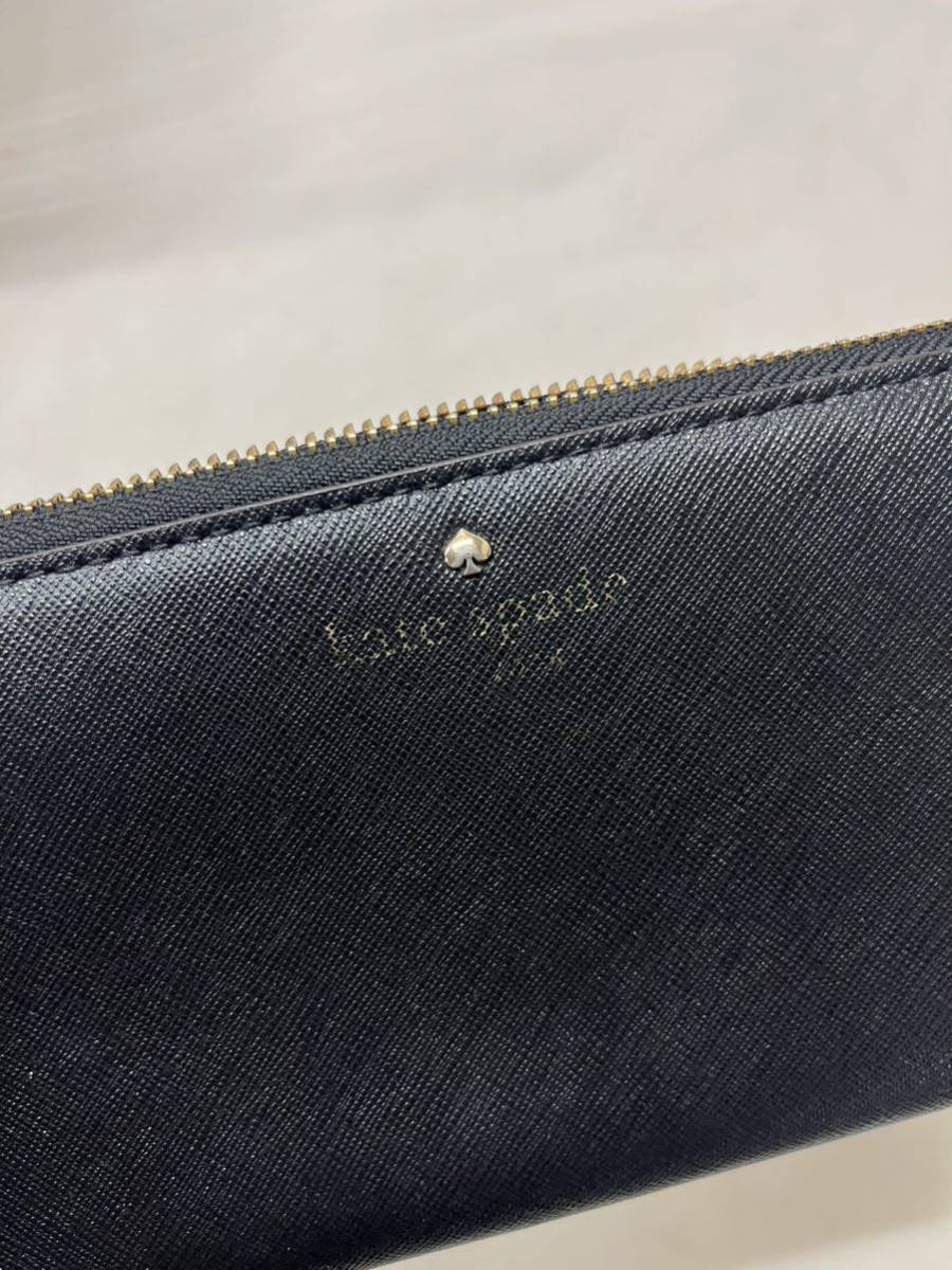 送料無料☆Kate spade ケイトスペード☆長財布 ウォレット☆黒　ブラック　#51003tmamt_画像6