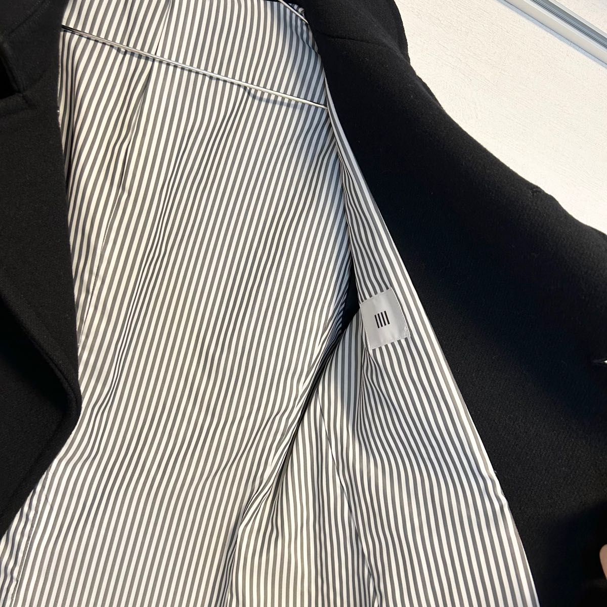 美品】SUIT SELECT|ピーコート|ブラック|Lサイズ|Yahoo!フリマ 美品】SUIT SELECT|ピーコート|ブラック|Lサイズ|Yahoo!フリマ