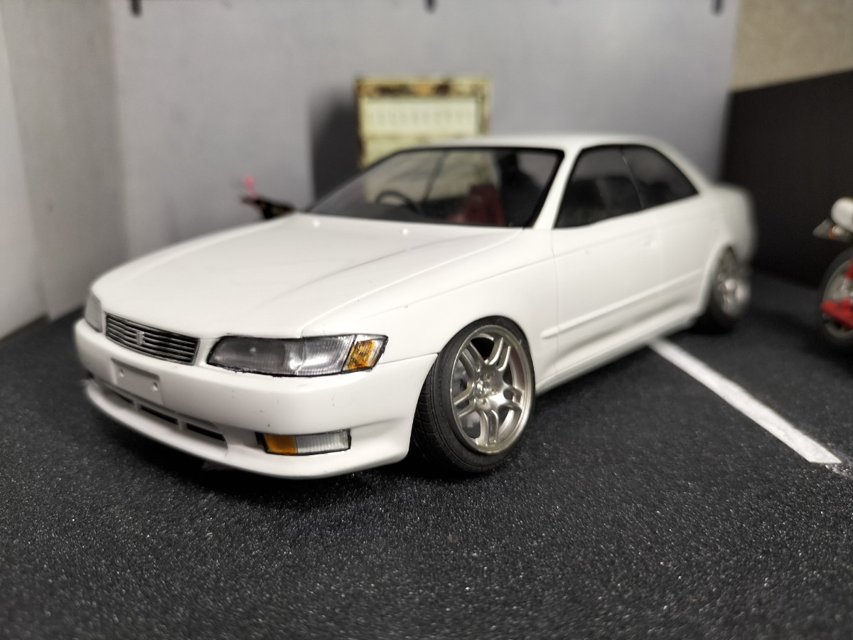  Aoshima JZX90 Mark Ⅱ. голова перевал большой чёрный в это время. specification Mark 2 побережье залива дрифт большой . Tourer V TSS