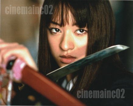 栗山千明/『キル・ビルVol.1』剣を持つゴーゴー夕張のアップ写真 栗山千明/『キル・ビルVol.1』剣を持つゴーゴー夕張のアップ写真
