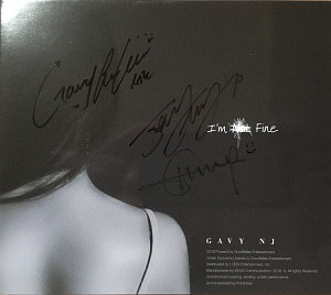 ◆Gavy NJ digital single 『I'm Fine』 直筆サイン入り非売CD◆韓国_画像2
