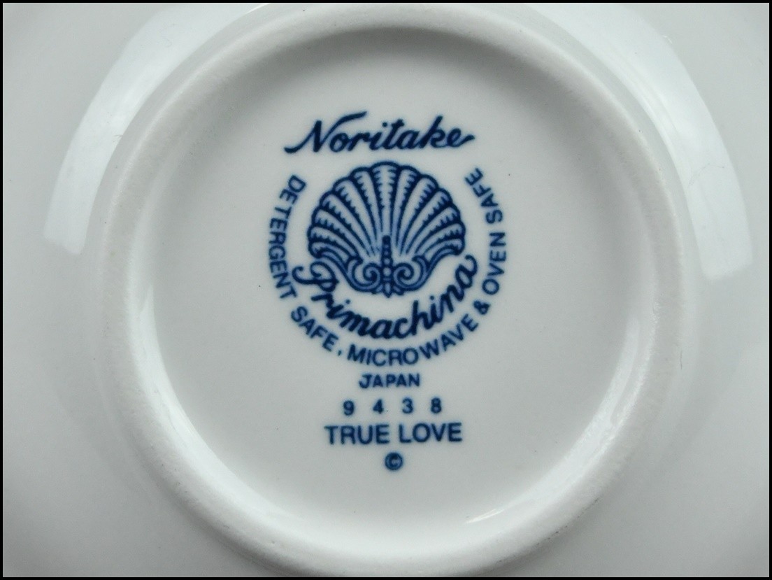 ノリタケ【Noritake】 TRUE LOVE カップ&ソーサー コーヒーカップ 二客_画像9