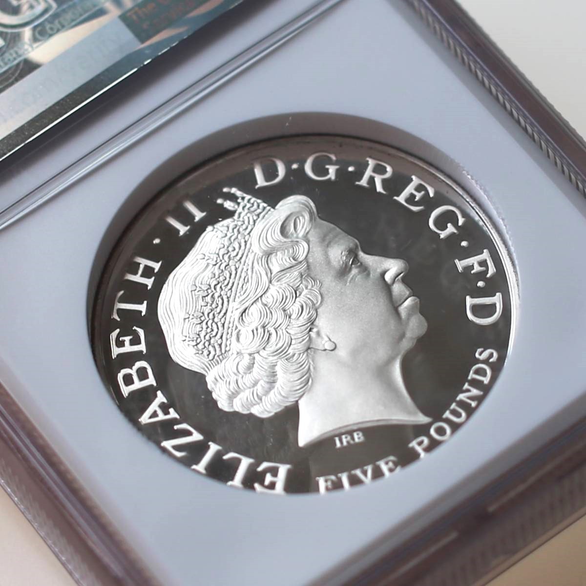 【TOP3!! 超希少 ピエフォー貨】2008年 イギリス エリザベス1世 5ポンド プルーフ銀貨 NGC PF69 ULTRA CAMEO 資産保全 アンティーク モダン_画像7