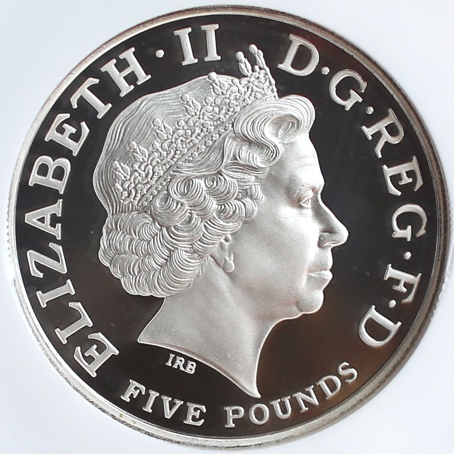 【TOP3!! 超希少 ピエフォー貨】2008年 イギリス エリザベス1世 5ポンド プルーフ銀貨 NGC PF69 ULTRA CAMEO 資産保全 アンティーク モダン_画像2