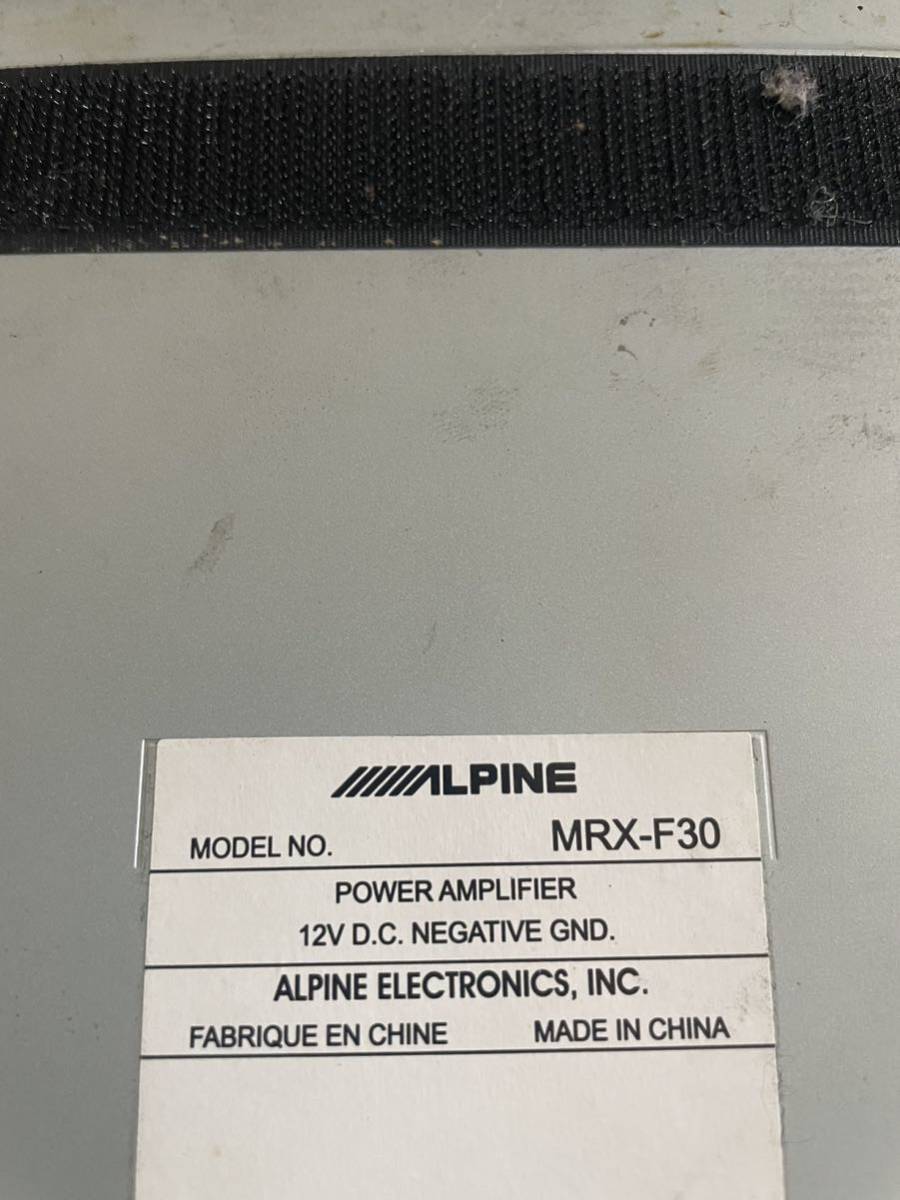 ★ALPINE MRX-F30 パワーアンプ　アルパイン　4チャンネル★_画像5