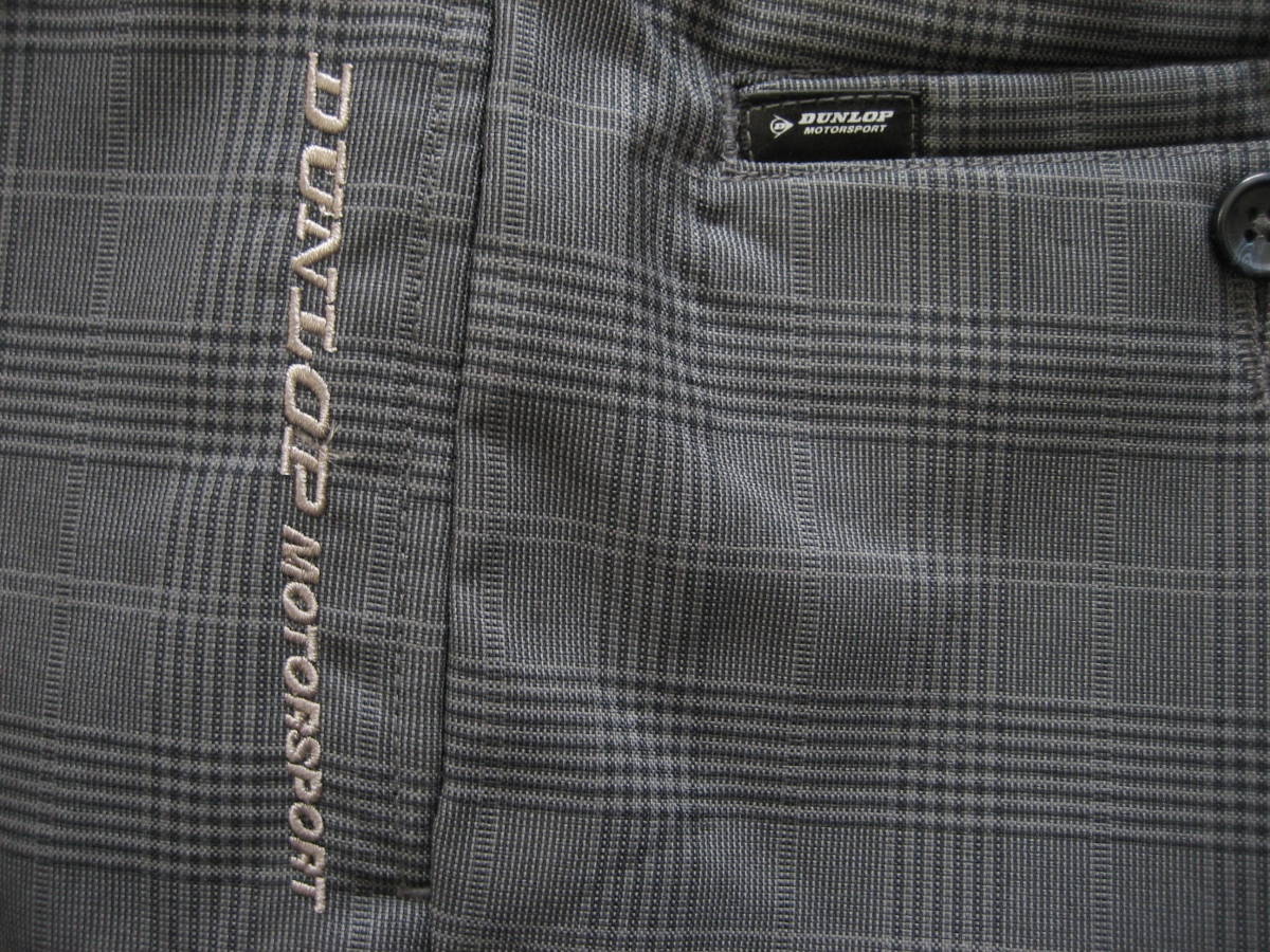 即決新品 / DUNLOP / 裏フリース / 暖か快適 スラックス / グレンチェック / M / W76~84 L75 / ウェストゴム 裾上げ済 / モリリン_画像6