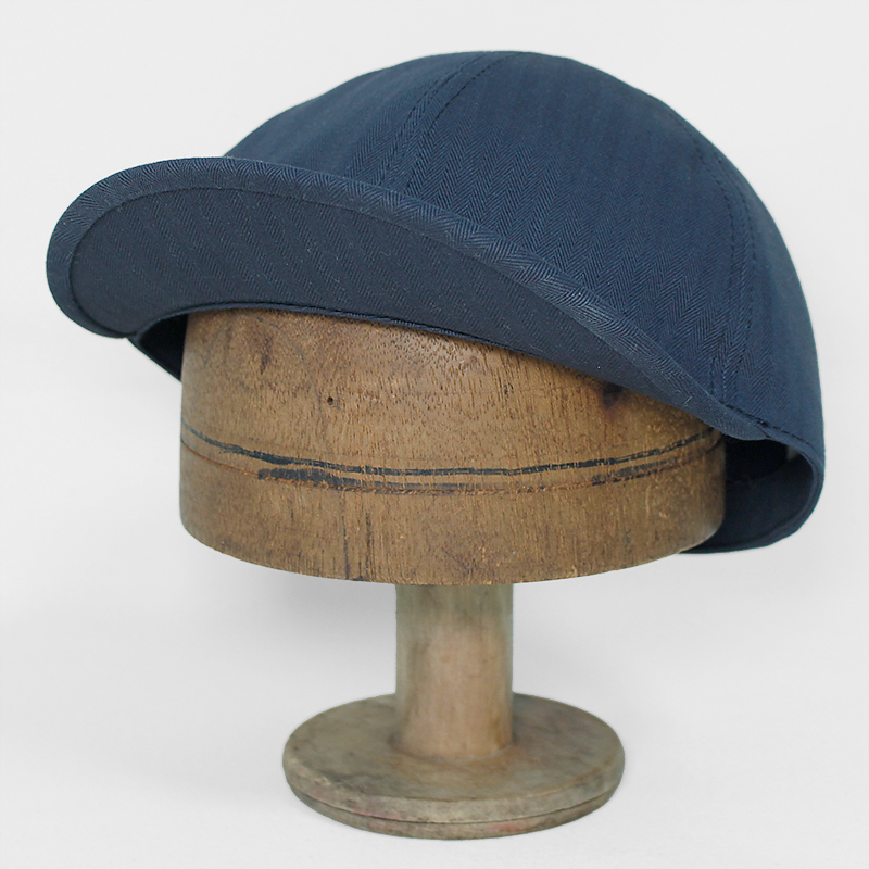 ハンドメイド US NAVY N-3 Type Cap USN キャップ 帽子 HBT ヘリンボーン ネイビー 野球帽_画像6