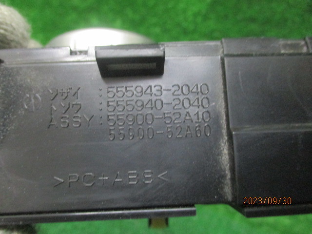 NHP10　トヨタ　アクア　平成27年　オートエアコンパネル　55900-52A10　231340_画像6