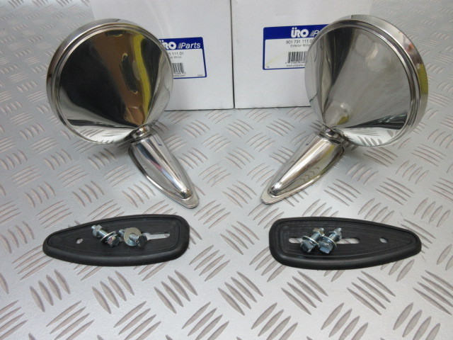 PORSCHE. narrow Porsche te. Ran to mirror 911 1967y~1971y PORSCHE 912 1967y~1969y new goods unused left right set!