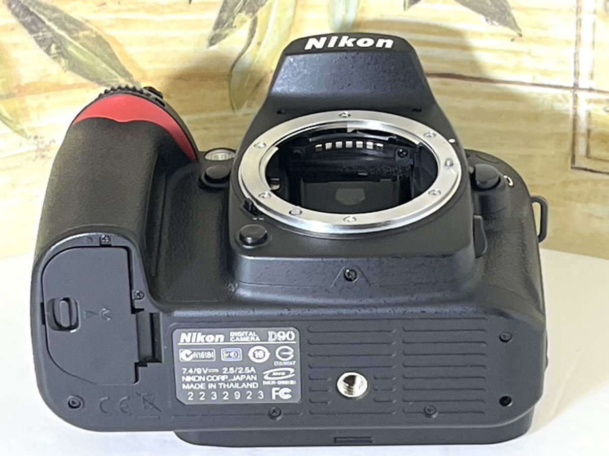 総ショット数989回 極上美品 ニコン Nikon D90 300mm超望遠Wズームレンズセット 動画撮影 SDカード付きすぐに撮影できます_画像7