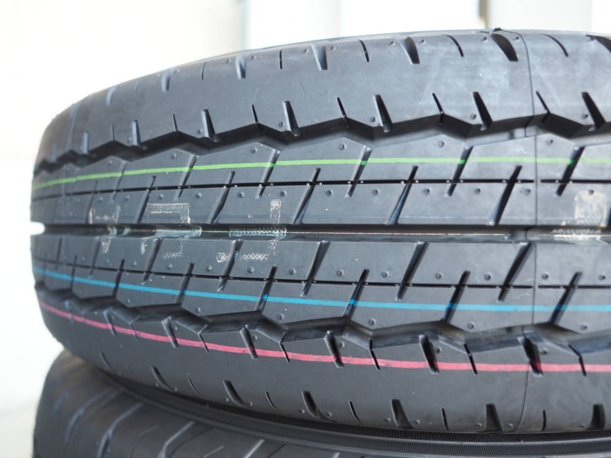 L927 送料無料 ダンロップ 195/80R15 107/105N LT 4本9分山 SP175N 2023年製 ハイエース キャラバンの画像2