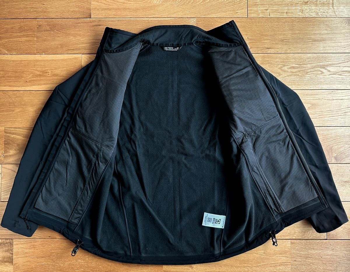 【2023 国内正規 新品】ARC'TERYX Gamma MX Jacket Men's Black Small アークテリクス ガンマ ジャケット S ソフトシェル メンズ ブラック_画像2