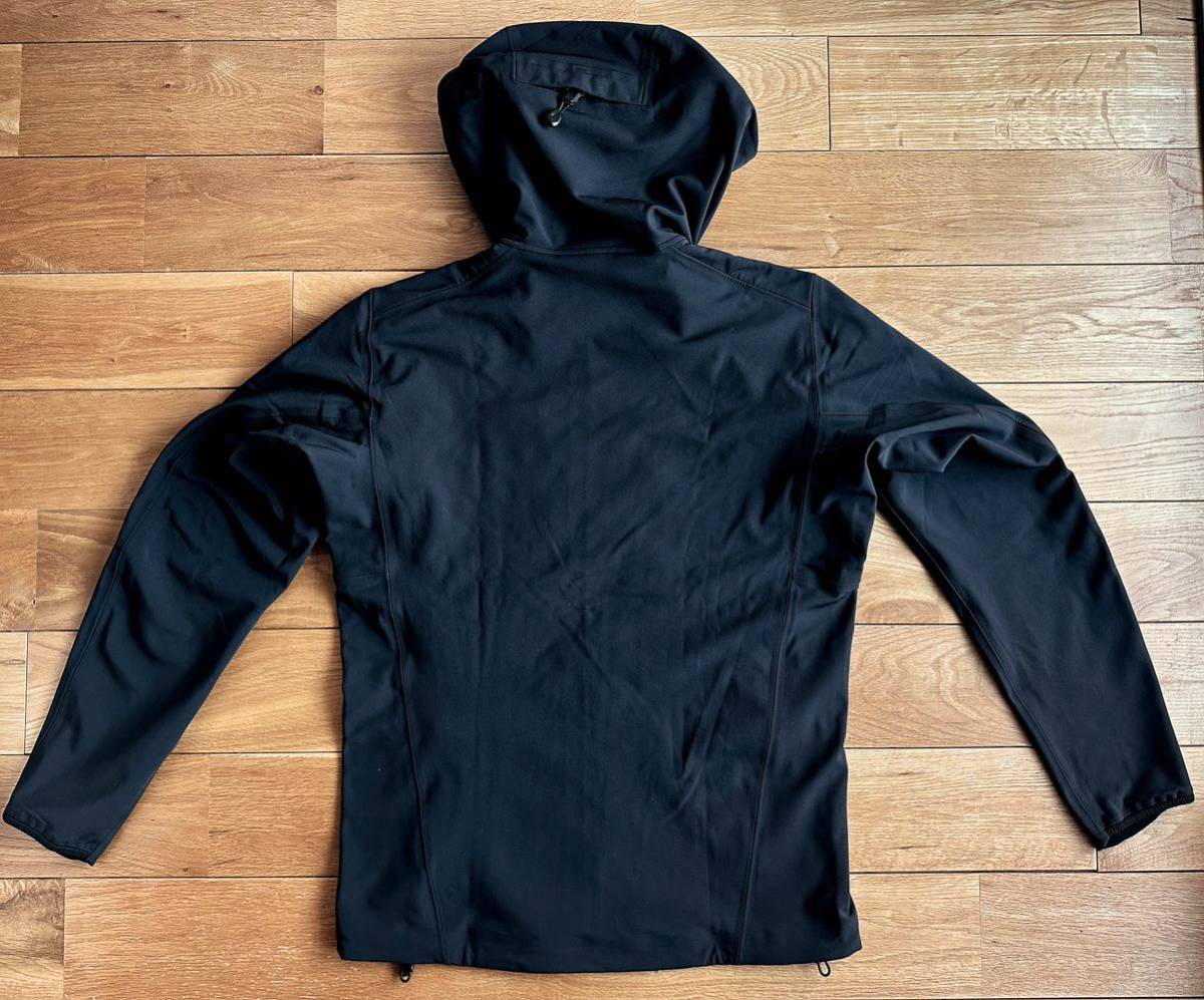 【2023 国内正規 新品】ARC'TERYX Gamma MX Hoody Men's Black Small アークテリクス ガンマ フーディ S ソフトシェル メンズ ブラック_画像3