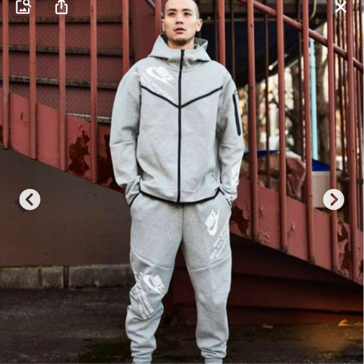 XL 新品 NIKE ナイキ テックフリース 上下セット フルジップパーカー