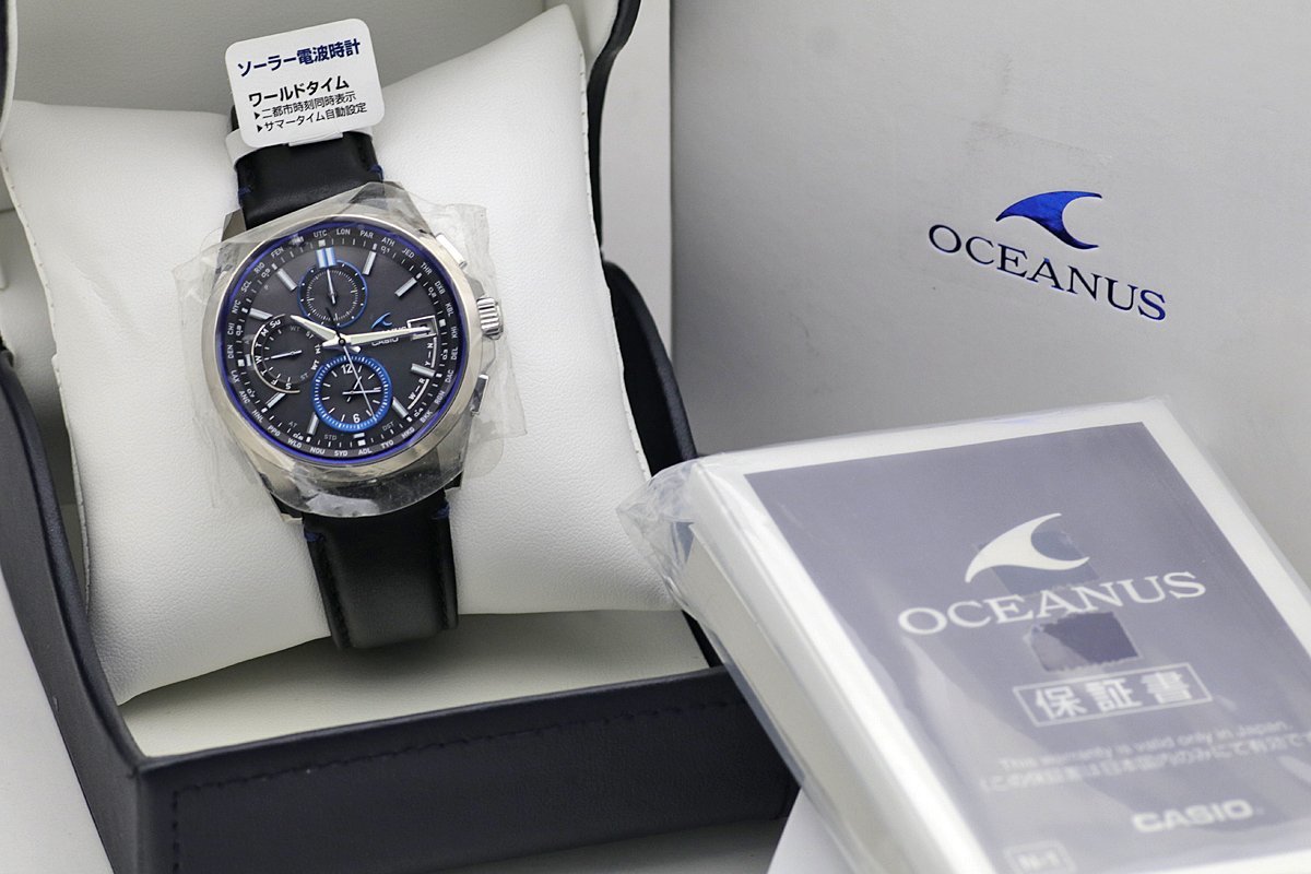 1円~ 未使用 CASIO カシオ オシアナス クラシック OCW-T2600L-1AJF